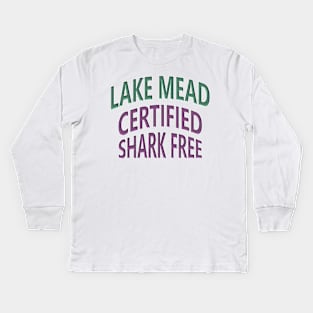 Lake Mead - Certified Shark Free Kids Long Sleeve T-Shirt